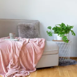 Schaffell-Kissenhülle Platingrau Aus 100% Naturfell, 40x40cm