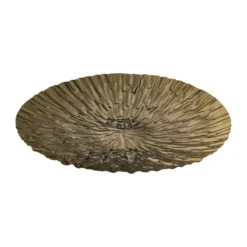 Schale RECO, Rund, Gold, Metall, Ø 34