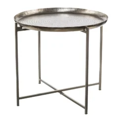 Teller Intarsia, Auf Rack, Aluminium, In Silber