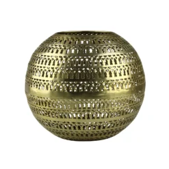 Windlichtkugel Gold