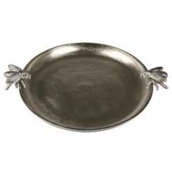 Platte Silber Biene Aluminium