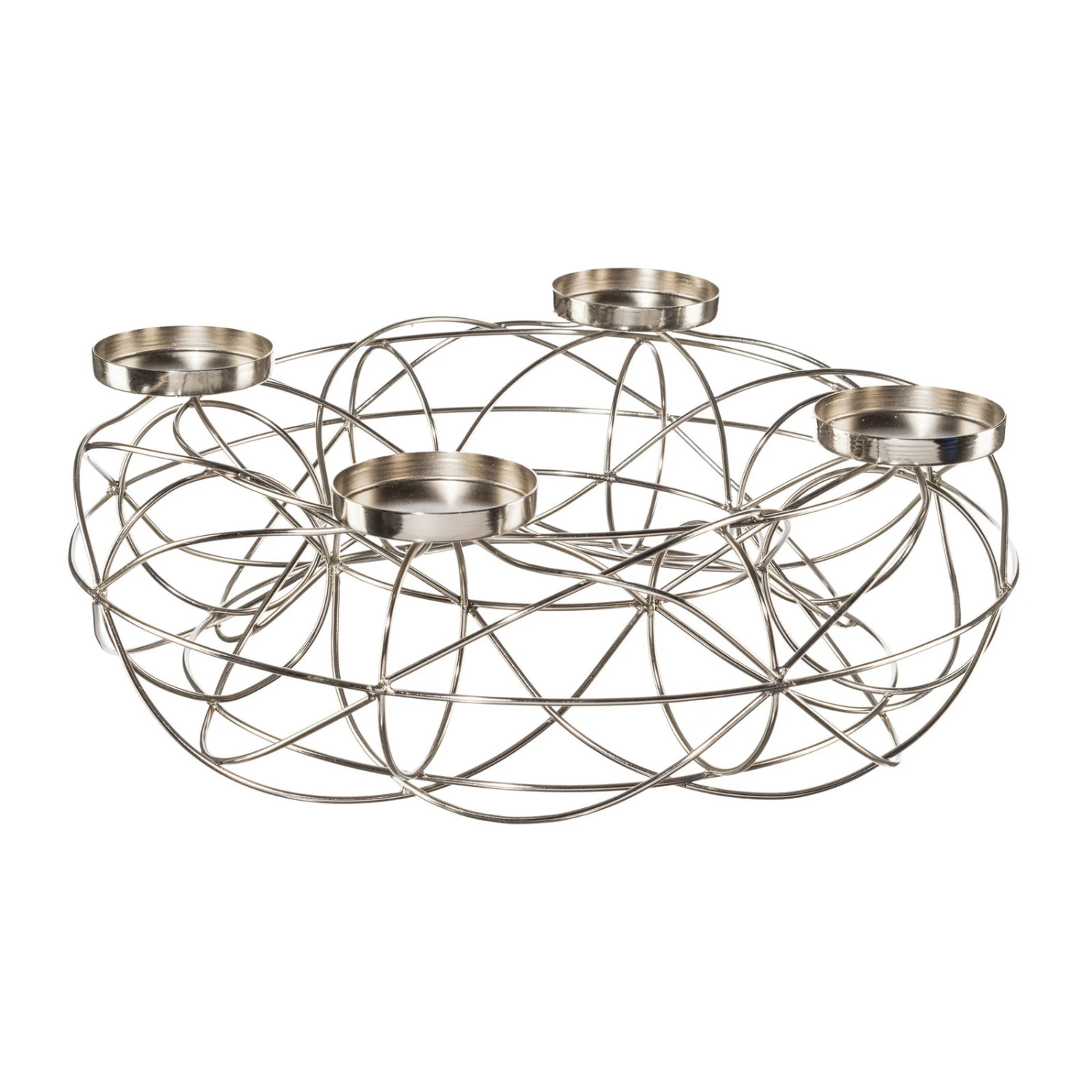 Kerzenhalter 'Kranz', Silber, Ca. 40 X 13 Cm 1 Kerzenhalter 'Kranz', Silber, Ca. 40 X 13 Cm