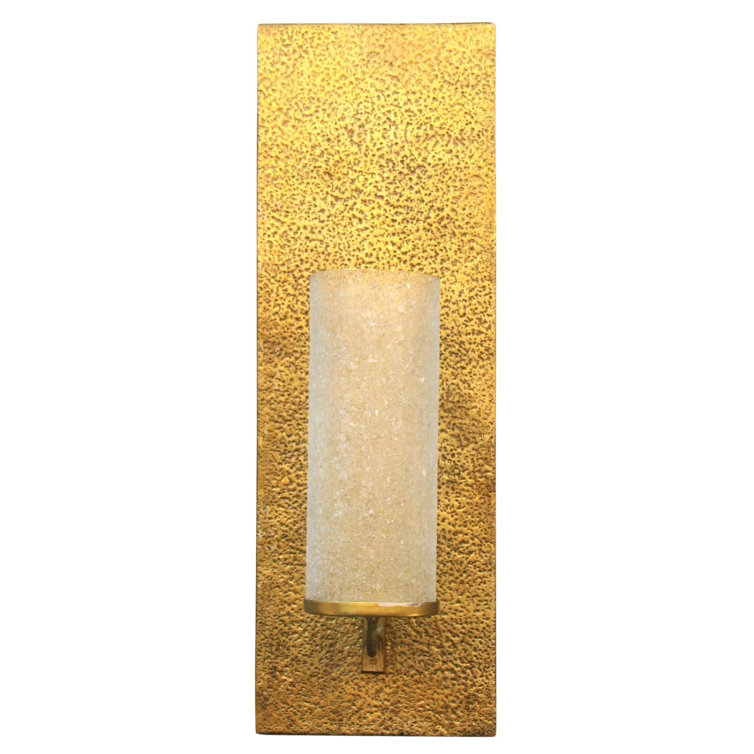 Kerzenhalter Für Die Wand, Gold, Aluminium, Höhe 94 Cm, B 31 Cm 1 Kerzenhalter Für Die Wand, Gold, Aluminium, Höhe 94 Cm, B 31 Cm
