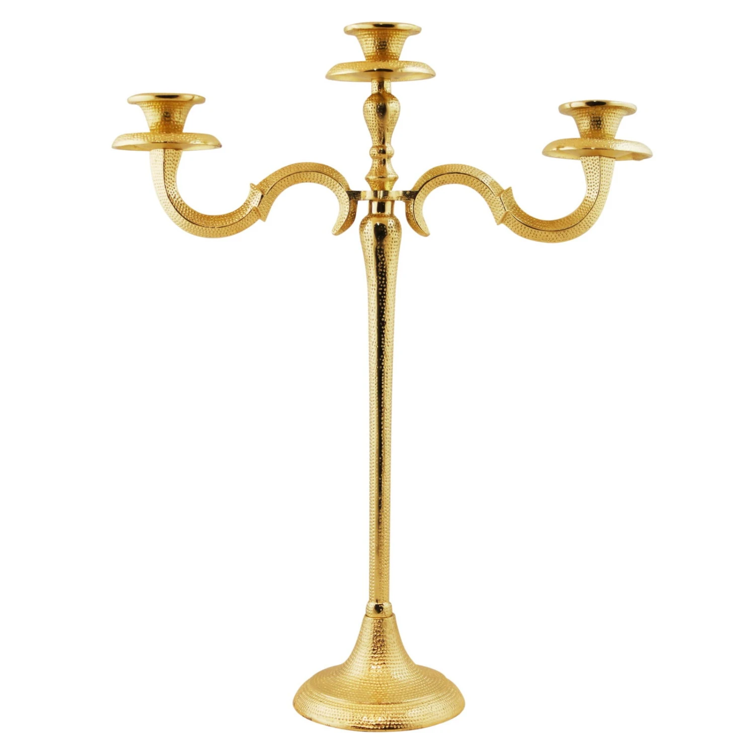 Leuchter, Gold, H 60 Cm 1 Leuchter, Gold, H 60 Cm