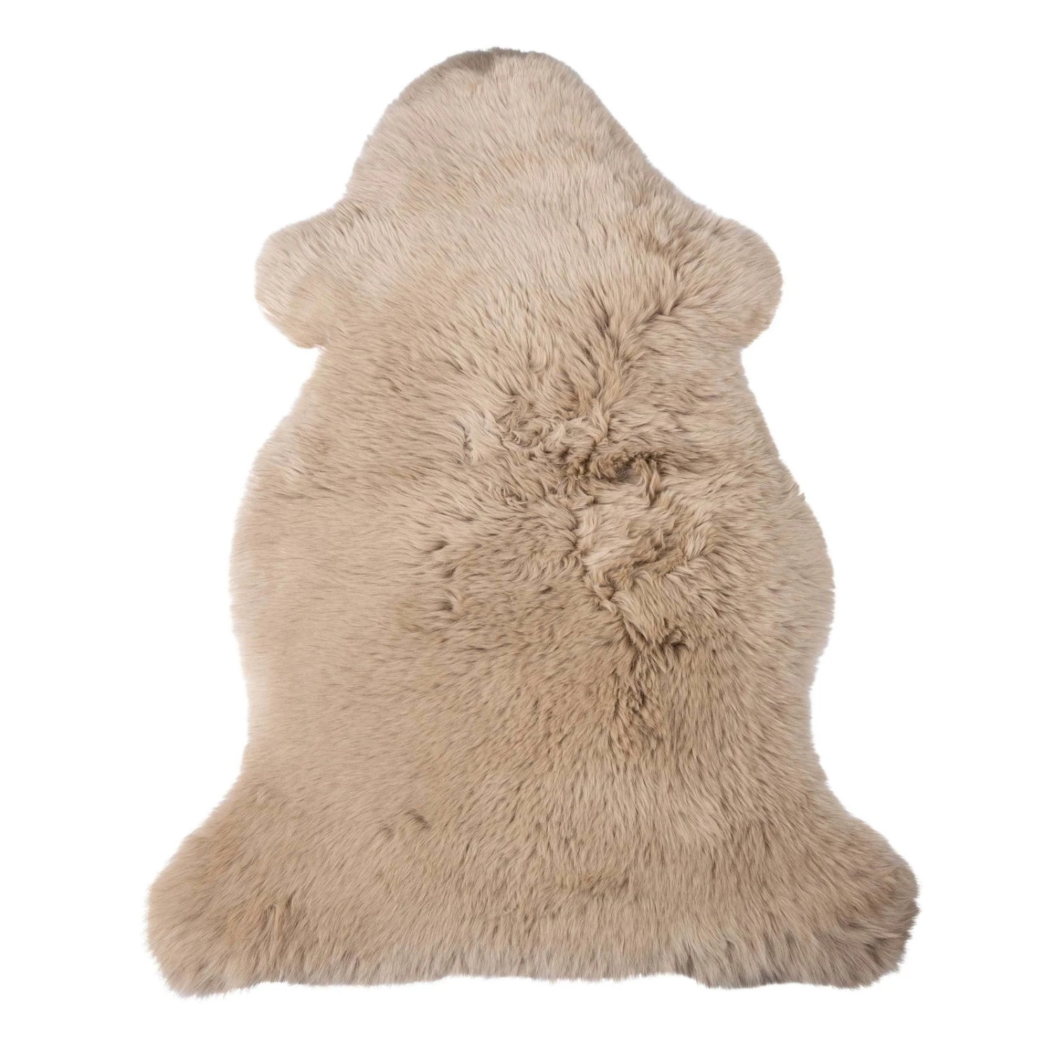 Schaffell Taupe Aus 100% Naturfell, 90 X 50 Cm 2 Schaffell Taupe Aus 100% Naturfell, 90 X 50 Cm – Bild 2