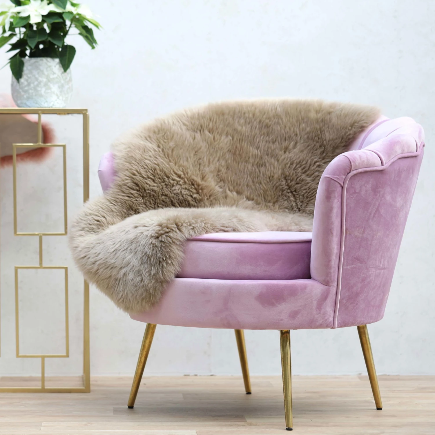 Schaffell Taupe Aus 100% Naturfell, 90 X 50 Cm 1 Schaffell Taupe Aus 100% Naturfell, 90 X 50 Cm