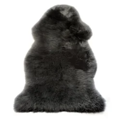 Schaffell, Schwarz, 90 X 50 Cm