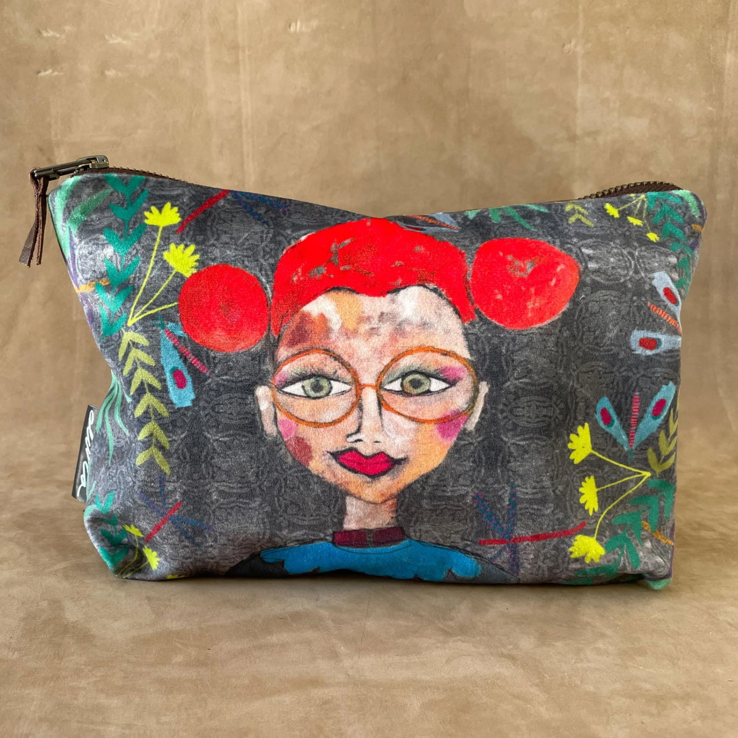 Kosmetiktasche, Bunt, Baumwolle, 25 X 18 Cm 1 Kosmetiktasche, Bunt, Baumwolle, 25 X 18 Cm