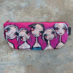 Mäppchen, Bunt, Baumwolle, 31,5 X 14 Cm