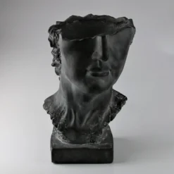 Pflanzkopf, Grau, Ø 27 X H 39 Cm