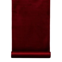 2er-Set Dekostoffrolle, Samt, In Bordeaux, 35 X 180 Cm