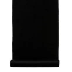 2er-Set Dekostoffrolle, Samt, In Schwarz, 35 X 180 Cm