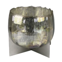 Windlicht, Silber, Ø 24 Cm