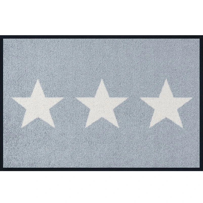 Kleen-Tex Fußmatte "Stars" Grey, 40 X 60 Cm 1 Kleen-Tex Fußmatte "Stars" Grey, 40 X 60 Cm