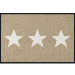 Kleen-Tex Fußmatte "Stars" Sand, 40 X 60 Cm