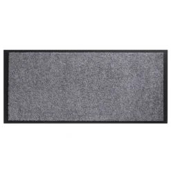 Kölle Fußmatte Uni Grau, Waschbar