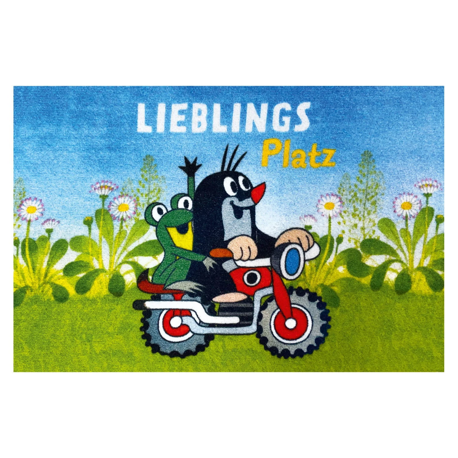 Fußmatte 'Der Kleine Maulwurf. Lieblingsplatz', 40 X 60 Cm 1 Fußmatte 'Der Kleine Maulwurf. Lieblingsplatz', 40 X 60 Cm