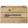 FSC®-Holzbox 'Schatzkiste', Natur, Größe M