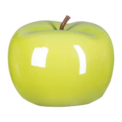 Dekoapfel PEARL, Keramik, Grün, 22 X 18 Cm