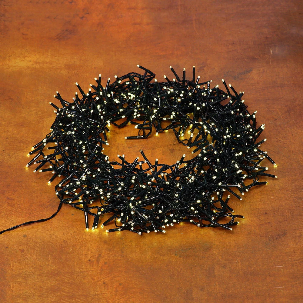 LED Lichterkette, Gruppenbeleuchtung, 768 Lichter, Warmweiß, 6 M, Timer & Dimmer 1 LED Lichterkette, Gruppenbeleuchtung, 768 Lichter, Warmweiß, 6 M, Timer & Dimmer