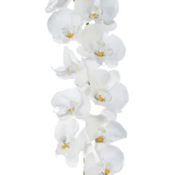 Kunstpflanze Phalaenopsis-Girlande, Weiß, Höhe Ca. 173 Cm