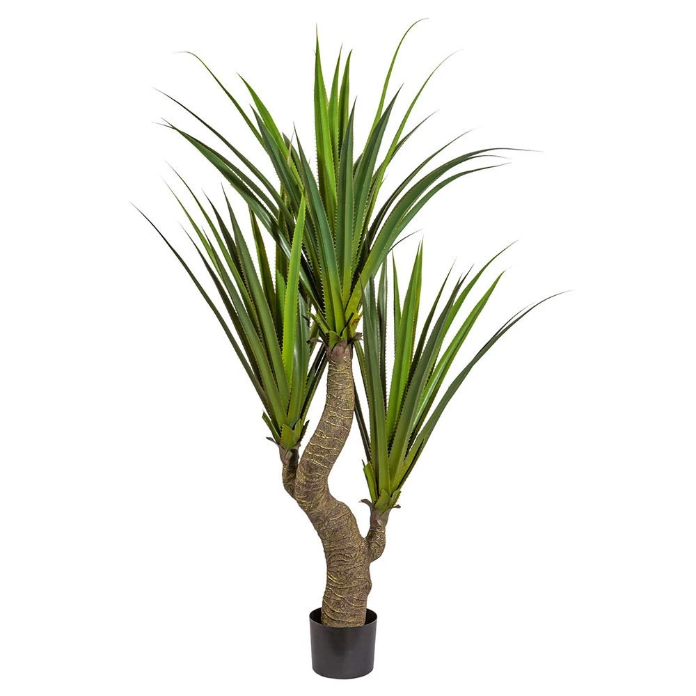 Kunstpflanze Agave Im Schwarzen Kunststofftopf, Ca. 160 Cm 1 Kunstpflanze Agave Im Schwarzen Kunststofftopf, Ca. 160 Cm