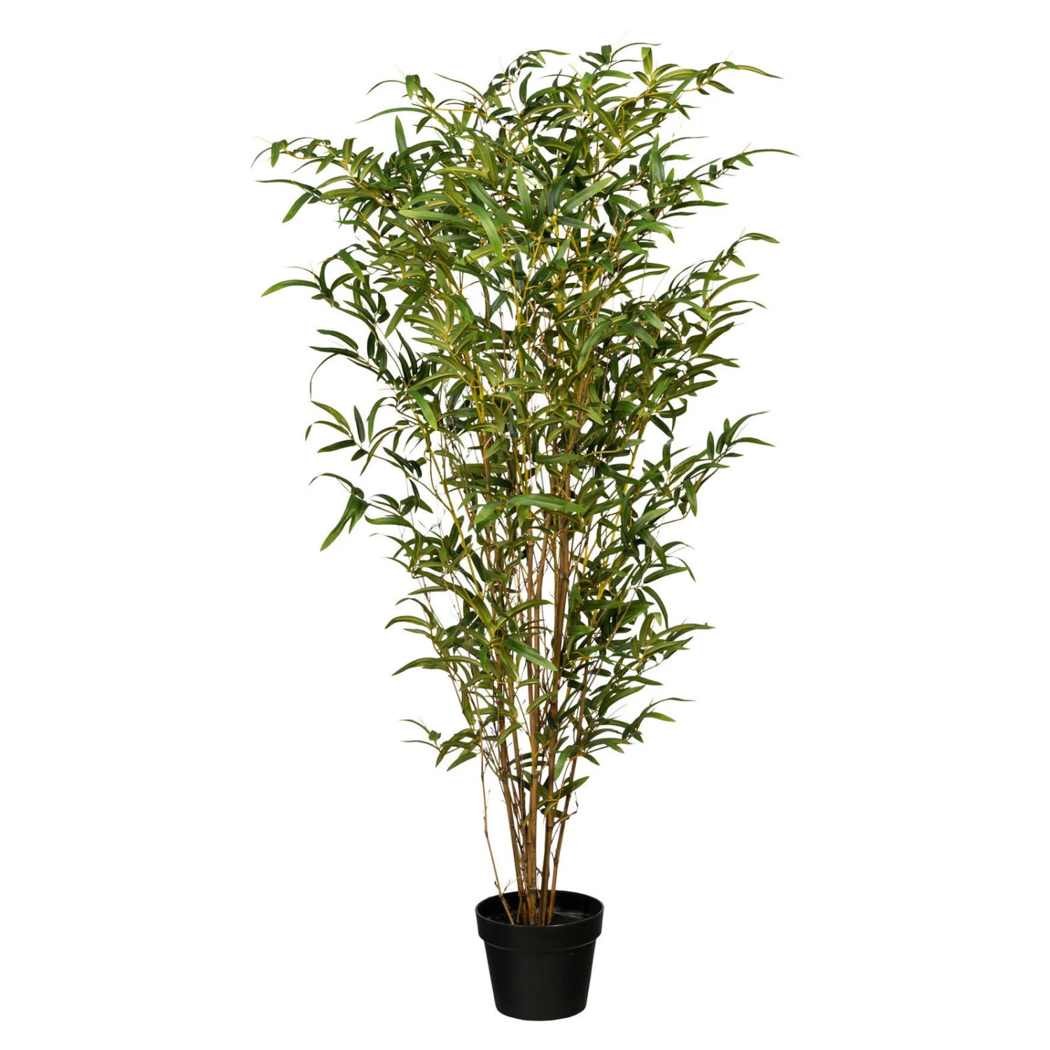 Künstlicher Bambus, Grün, Ca. 120 Cm, Kunststofftopf 17 X 14 Cm 1 Künstlicher Bambus, Grün, Ca. 120 Cm, Kunststofftopf 17 X 14 Cm