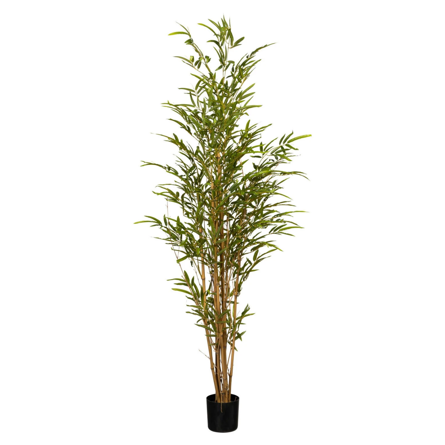 Künstlicher Bambus, Grün, 5 Naturstämme, Ca. 150 Cm 1 Künstlicher Bambus, Grün, 5 Naturstämme, Ca. 150 Cm