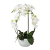 Kunstpflanze Phalaenopsis 'Real Touch', Weiß, Topf-Ø 18 Cm, Höhe Ca. 52 Cm