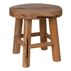 Massiver Pflanzhocker Aus Teakholz