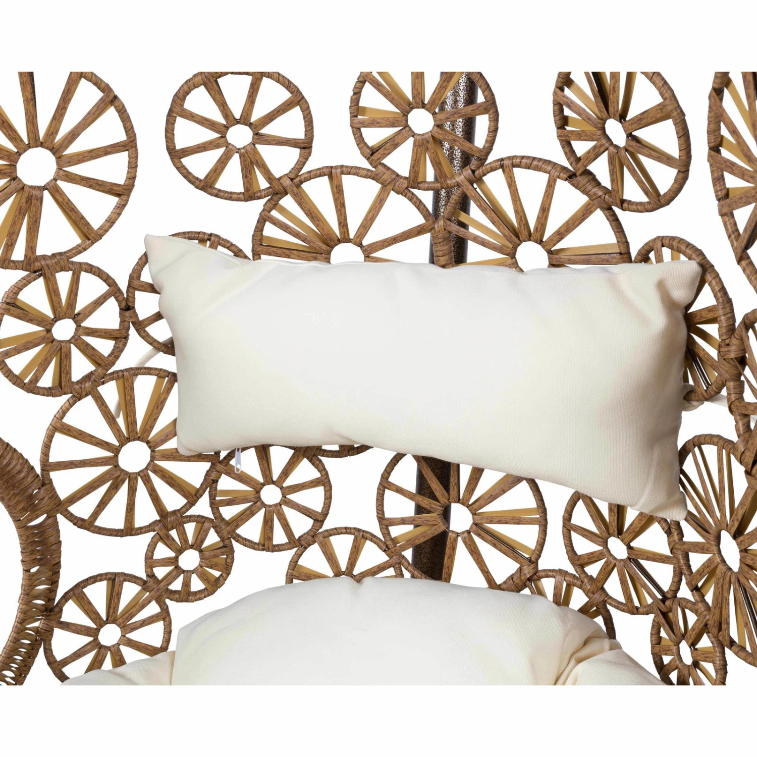 Hängesessel Rhodes, Natur, Inkl. Kissen, Handgewebt, 195 X 95 X 95 Cm 6 Hängesessel Rhodes, Natur, Inkl. Kissen, Handgewebt, 195 X 95 X 95 Cm – Bild 6