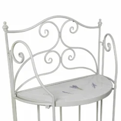 Mosaik-Regal Lille, Hellgrau, Lavendel-Mosaikfliesen, Ca. 28 X 53 X 126 Cm -Deutschland Garten Schatten Verkaufs-Shop 3910302502 Mosaik Regal lille hellgrau ca28x53x126cm3 72003