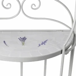 Mosaik-Regal Lille, Hellgrau, Lavendel-Mosaikfliesen, Ca. 28 X 53 X 126 Cm -Deutschland Garten Schatten Verkaufs-Shop 3910302502 Mosaik Regal lille hellgrau ca28x53x126cm4 72002