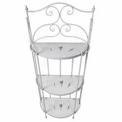 Mosaik-Regal Lille, Hellgrau, Lavendel-Mosaikfliesen, Ca. 28 X 53 X 126 Cm -Deutschland Garten Schatten Verkaufs-Shop 3910302502 Mosaik Regal lille hellgrau ca28x53x126cm5 72001