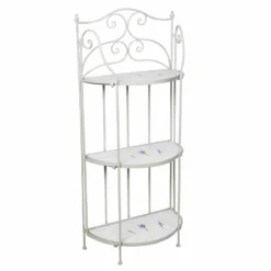 Mosaik-Regal Lille, Hellgrau, Lavendel-Mosaikfliesen, Ca. 28 X 53 X 126 Cm -Deutschland Garten Schatten Verkaufs-Shop 3910302502 Mosaik Regal lille hellgrau ca28x53x126cm 72000