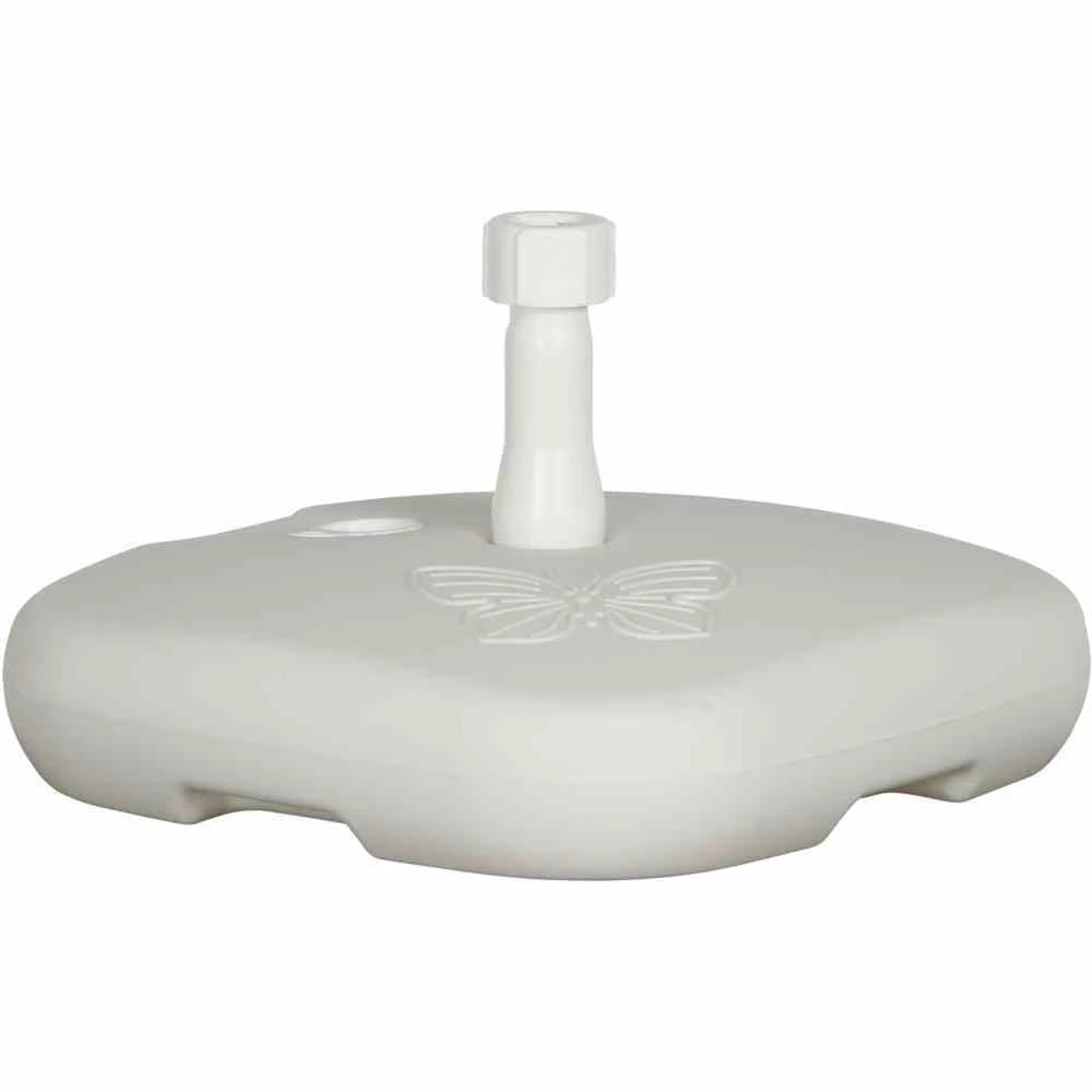 Kunststoff-Schirmständer, Weiß 1 Kunststoff-Schirmständer, Weiß