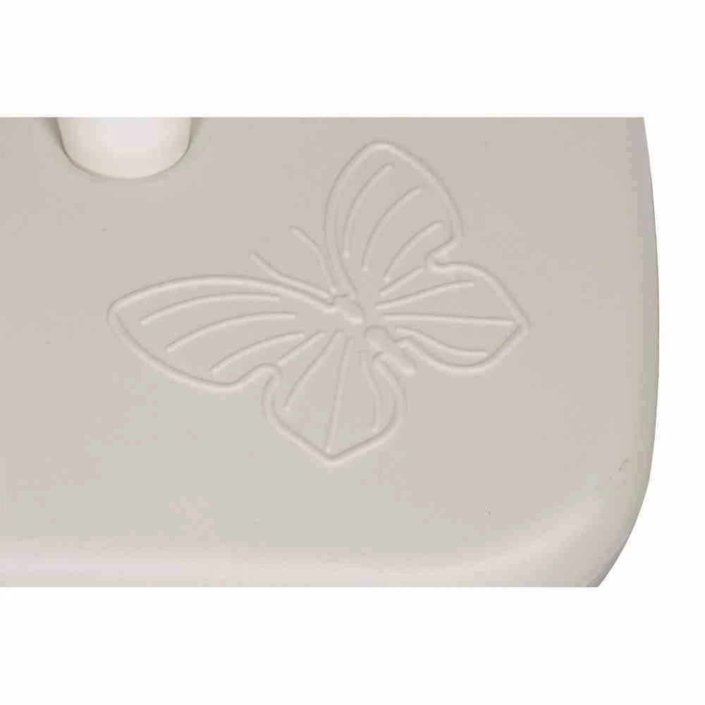 Kunststoff-Schirmständer, Weiß 3 Kunststoff-Schirmständer, Weiß – Bild 3