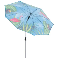 Doppler Sonnenschirm Basic 'Flamingo', Ø Ca. 200 Cm -Deutschland Garten Schatten Verkaufs-Shop 3910503025 Sonnenschirm Basic Flamingo D ca 200cm 4 73129