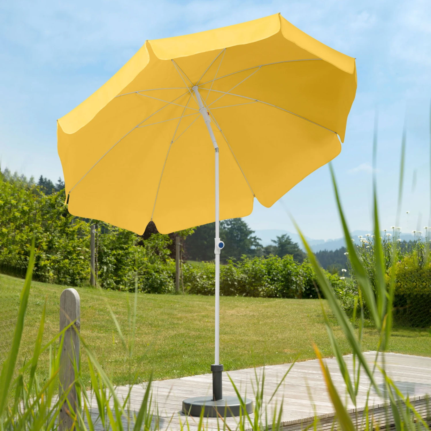 Mittelstockschirm 'Ibiza', Ø 240 Cm 1 Mittelstockschirm 'Ibiza', Ø 240 Cm