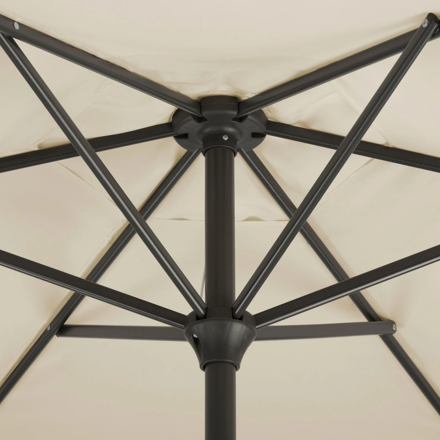 Mittelstockschirm 'Bilbao', Ø Ca. 220 Cm, Natur 7 Mittelstockschirm 'Bilbao', Ø Ca. 220 Cm, Natur – Bild 7