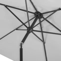 Mittelstockschirm 'Bilbao', Ø Ca. 220 Cm -Deutschland Garten Schatten Verkaufs-Shop 3910503139 Sonnenschirm Bilbao silbergrau 4 90410