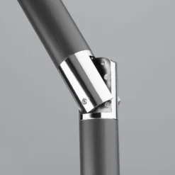 Mittelstockschirm 'Bilbao', Ø Ca. 220 Cm -Deutschland Garten Schatten Verkaufs-Shop 3910503139 Sonnenschirm Bilbao silbergrau 5 90408