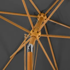 Mittelstockschirm 'Malaga', Ca. 300 X 200 Cm 10 Mittelstockschirm 'Malaga', Ca. 300 X 200 Cm -Deutschland Garten Schatten Verkaufs-Shop 3910503159 Sonnenschirm Malaga anthrazit 2 90513