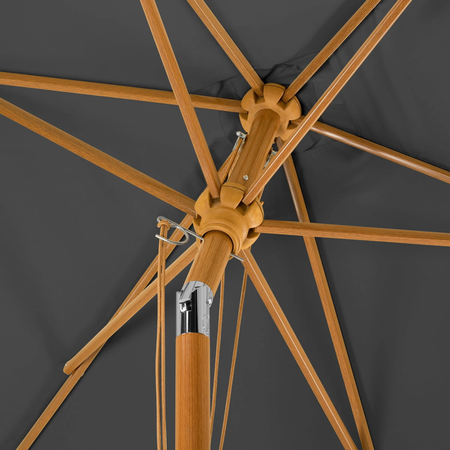 Mittelstockschirm 'Malaga', Ca. 300 X 200 Cm 4 Mittelstockschirm 'Malaga', Ca. 300 X 200 Cm – Bild 4