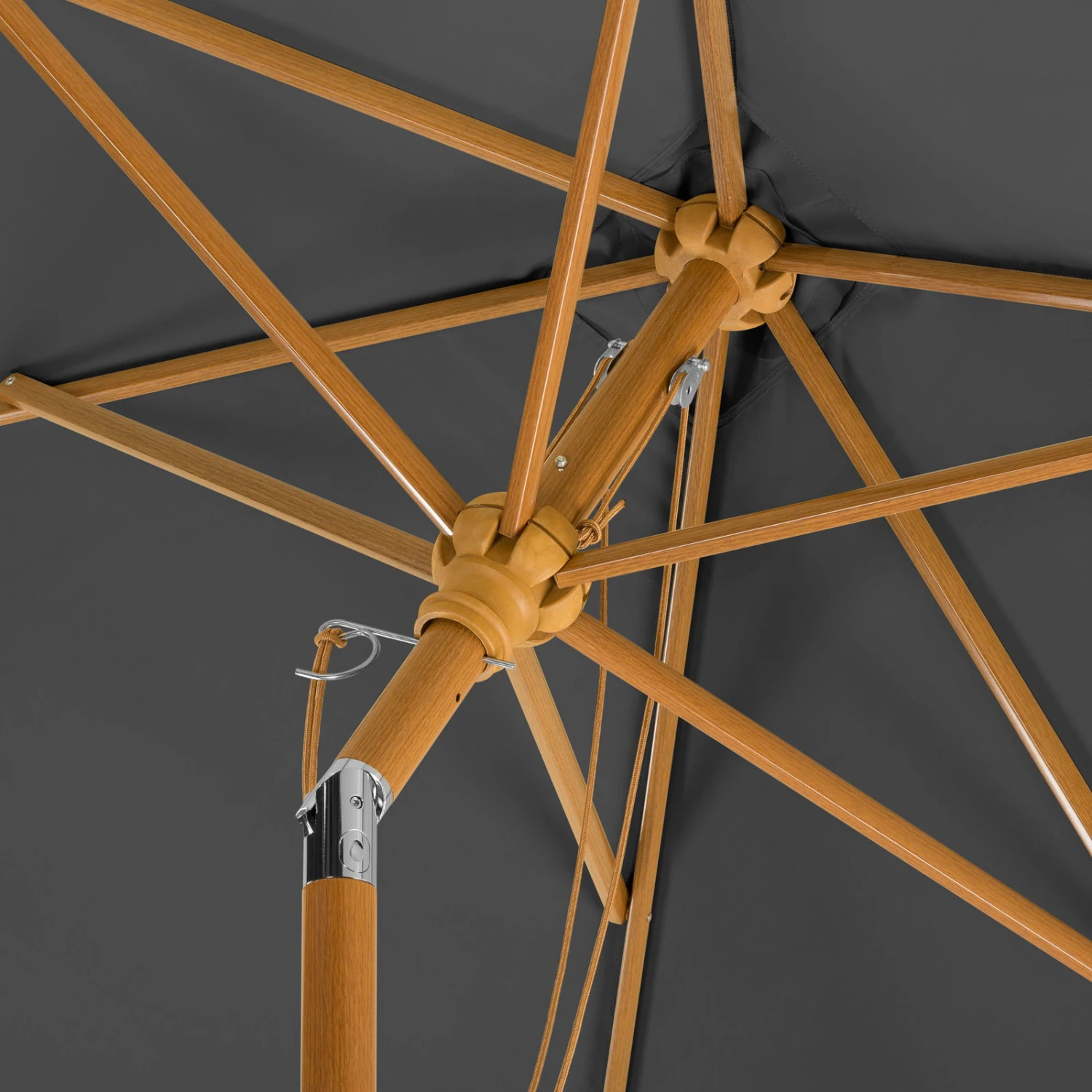 Mittelstockschirm 'Malaga', Ca. 300 X 200 Cm 5 Mittelstockschirm 'Malaga', Ca. 300 X 200 Cm – Bild 5