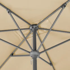 Mittelstockschirm 'Tunis', Ca. 270 X 150 Cm, Natur -Deutschland Garten Schatten Verkaufs-Shop 3910503161 Sonnenschirm Tunis natur 3 90538