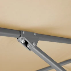 Mittelstockschirm 'Tunis', Ca. 270 X 150 Cm, Natur -Deutschland Garten Schatten Verkaufs-Shop 3910503161 Sonnenschirm Tunis natur 4 90537