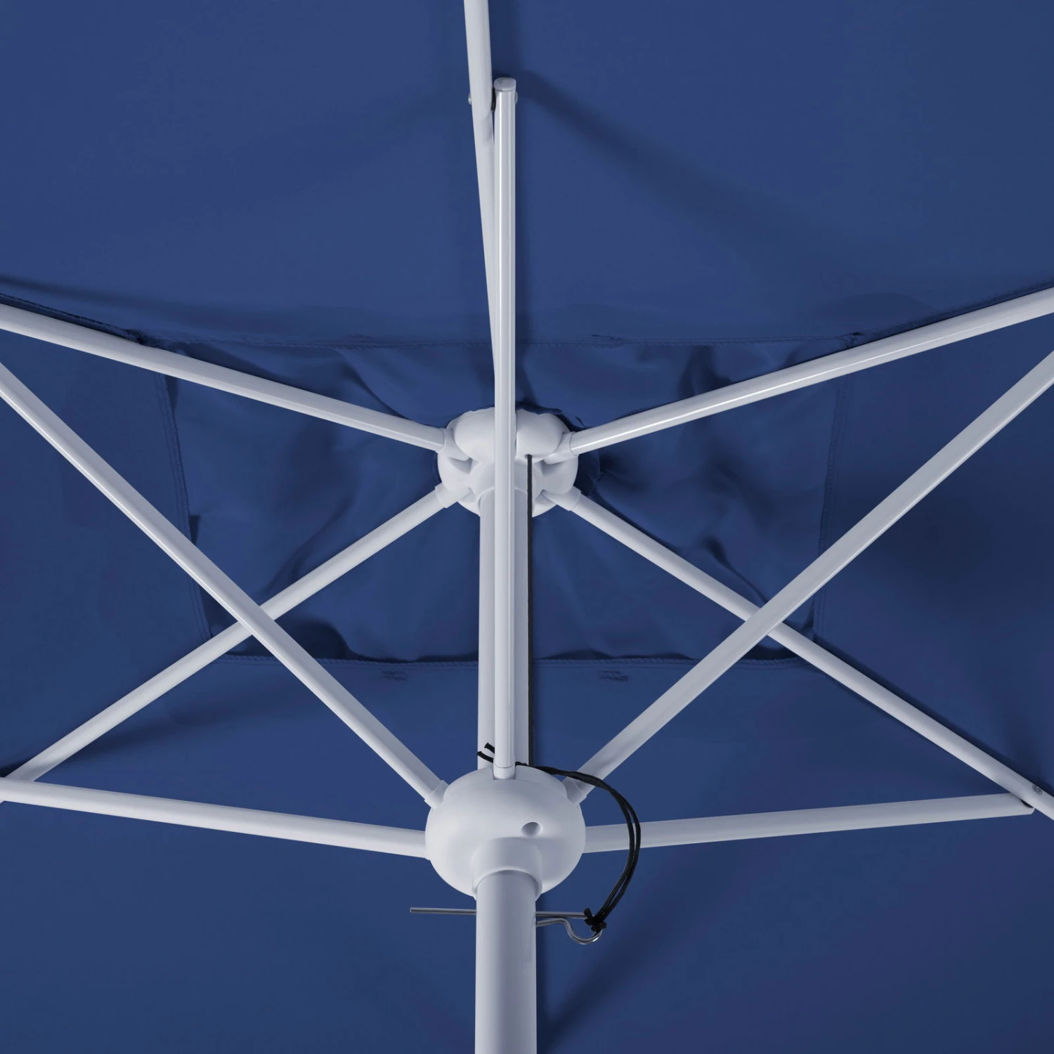 Mittelstockschirm 'Oslo', Blau, Ca. 300 X 200 Cm 6 Mittelstockschirm 'Oslo', Blau, Ca. 300 X 200 Cm – Bild 6