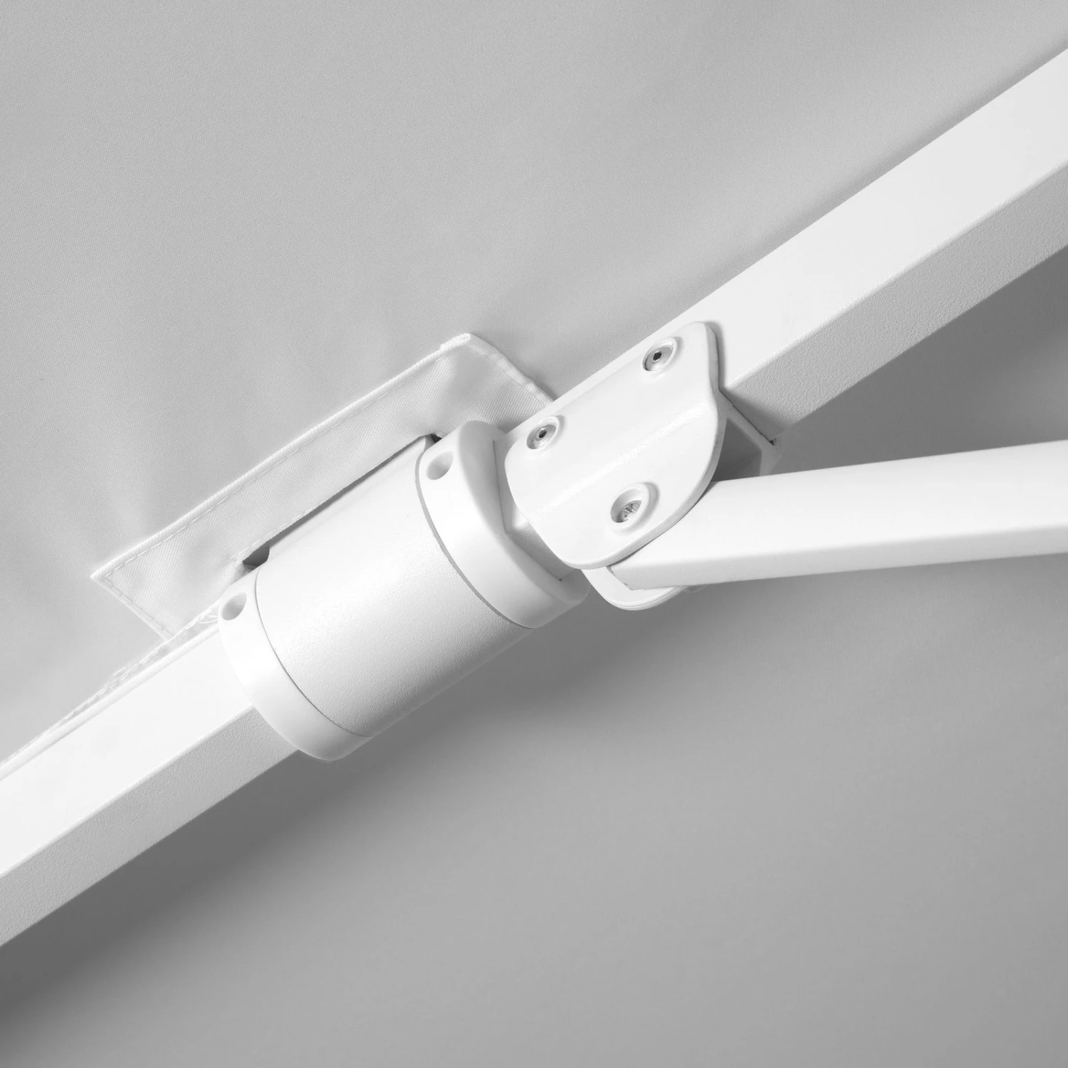 Pendelschirm 'Rhodos Twist Bianco', Ca. 300 X 300 Cm, Weiss 10 Pendelschirm 'Rhodos Twist Bianco', Ca. 300 X 300 Cm, Weiss – Bild 10