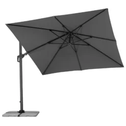 Pendelschirm, 'Rhodos Twist', Ca. 300 X 300 Cm -Deutschland Garten Schatten Verkaufs-Shop 3910503198 Sonnenschirm Rhodos Twist anthrazit 9 90671